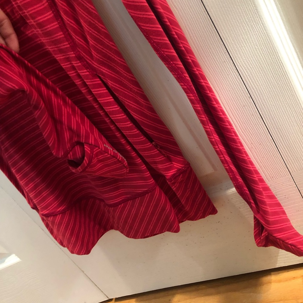 Lululemon Red Stripped Pull Over - image 3